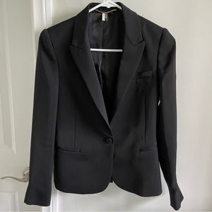 Topshop Black Blazer Suit